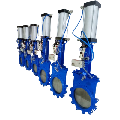 pneumatic knife gate valve