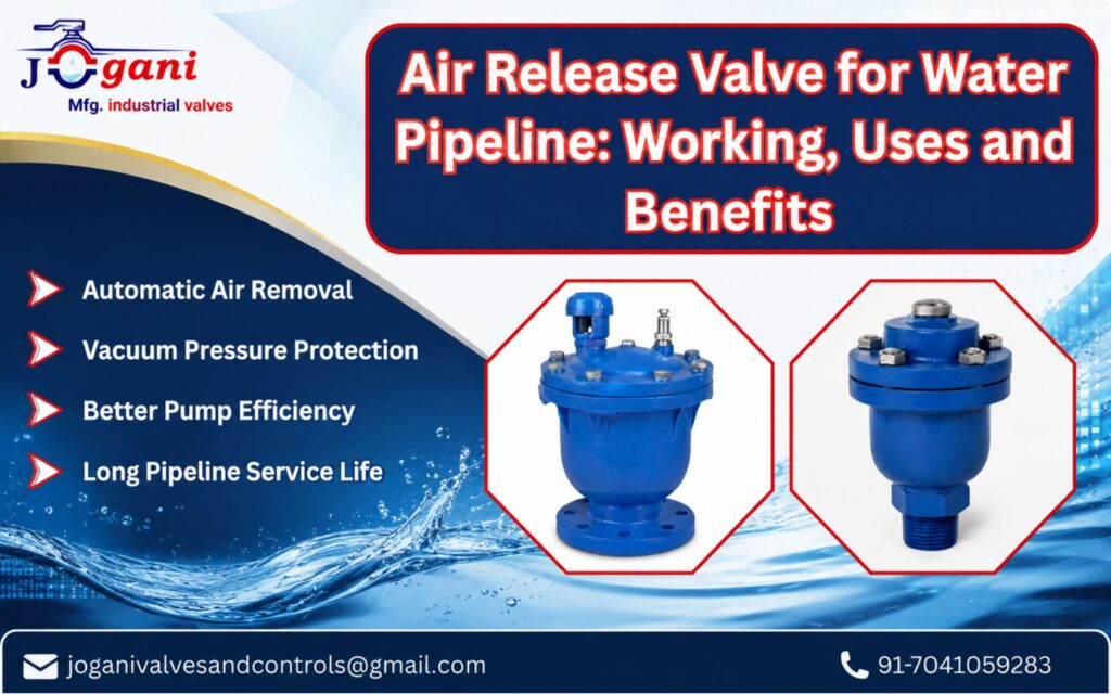 Air Release Valve for Water Pipeline Working, Uses and Benefits