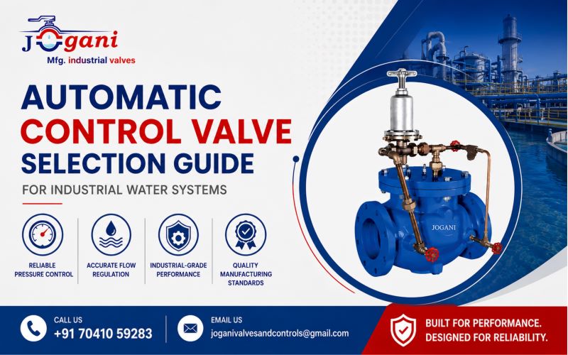 Automatic Control Valve Selection Guide for Industrial Water Systems