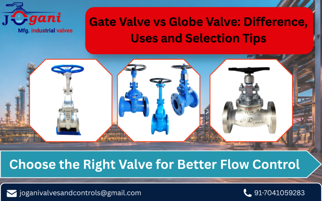 Gate Valve vs Globe Valve Difference, Uses and Selection Tips