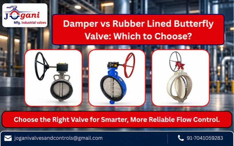 Damper vs Rubber Lined Butterfly Valve Which to Choose